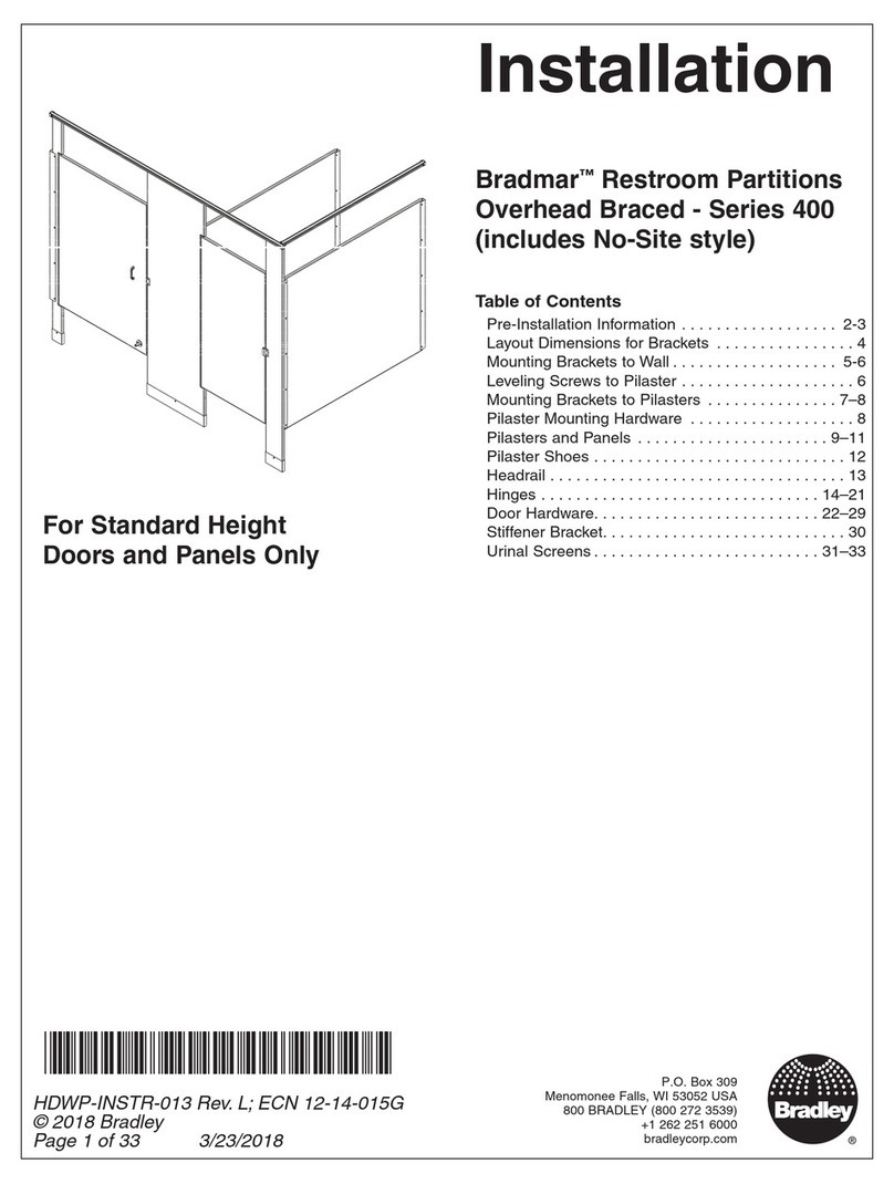 Bradley Bradmar 400 Series User manual