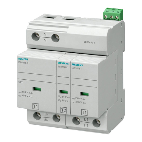 Siemens 5SD7442-1 operating instructions