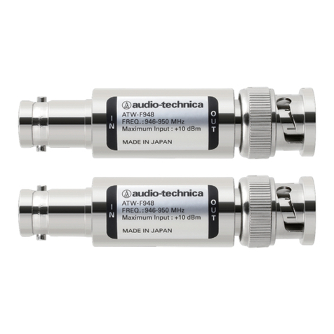 Audio Technica ATW-F948 instructions