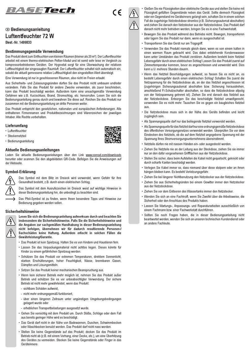 BASETech 1499833 User manual