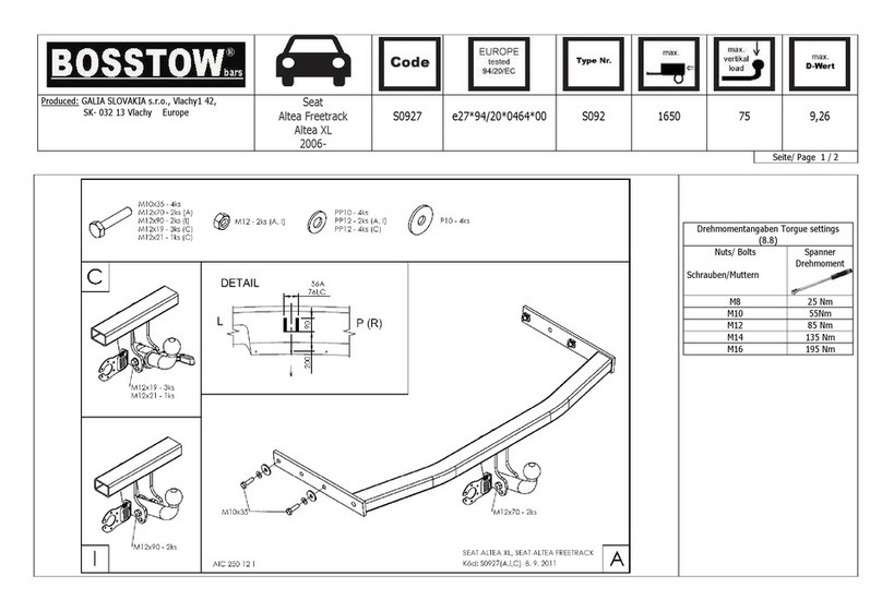 BOSSTOW S0927 quick guide