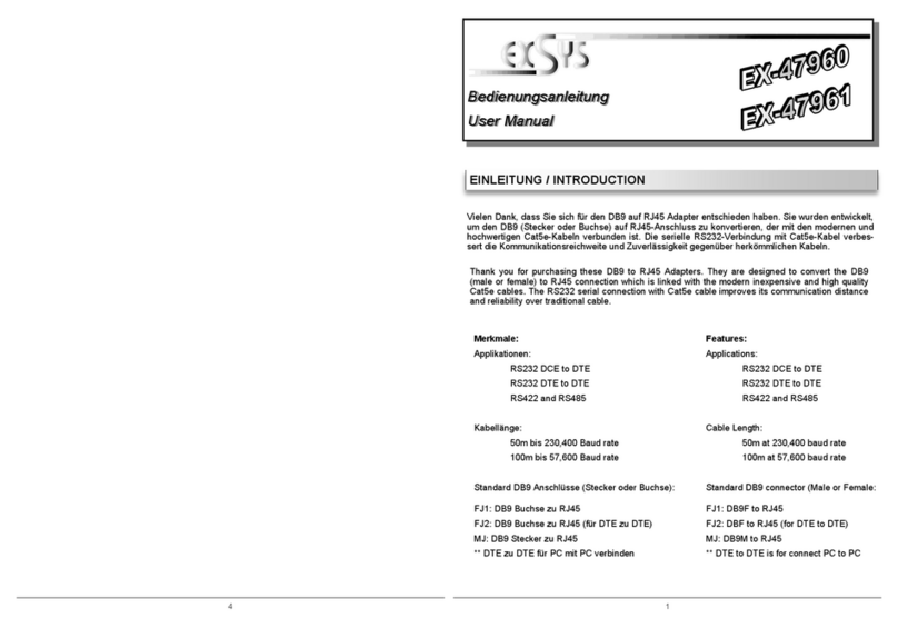 Exsys EX-47960 User manual