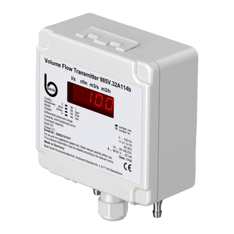 Beck 985V Series manual