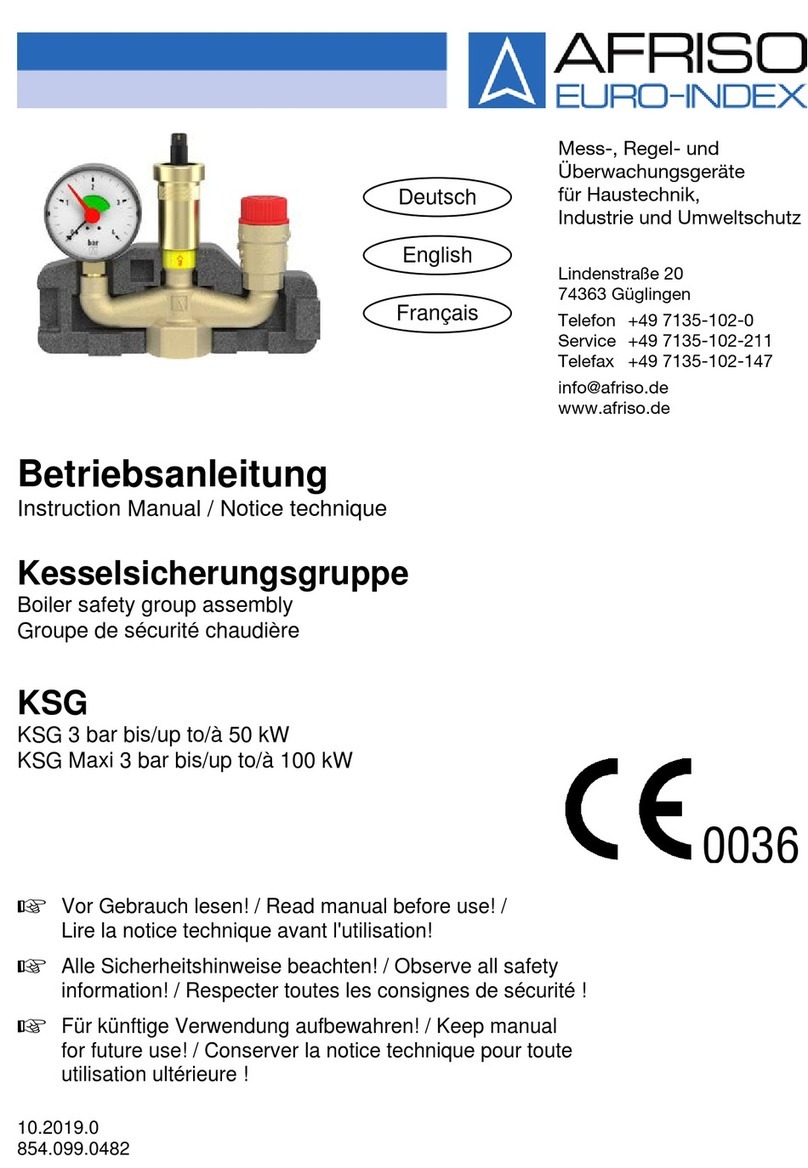 Afriso EURO-INDEX KSG Series instruction manual