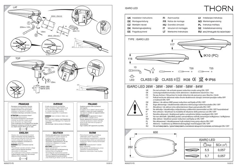 Thorn ISARO LED User manual
