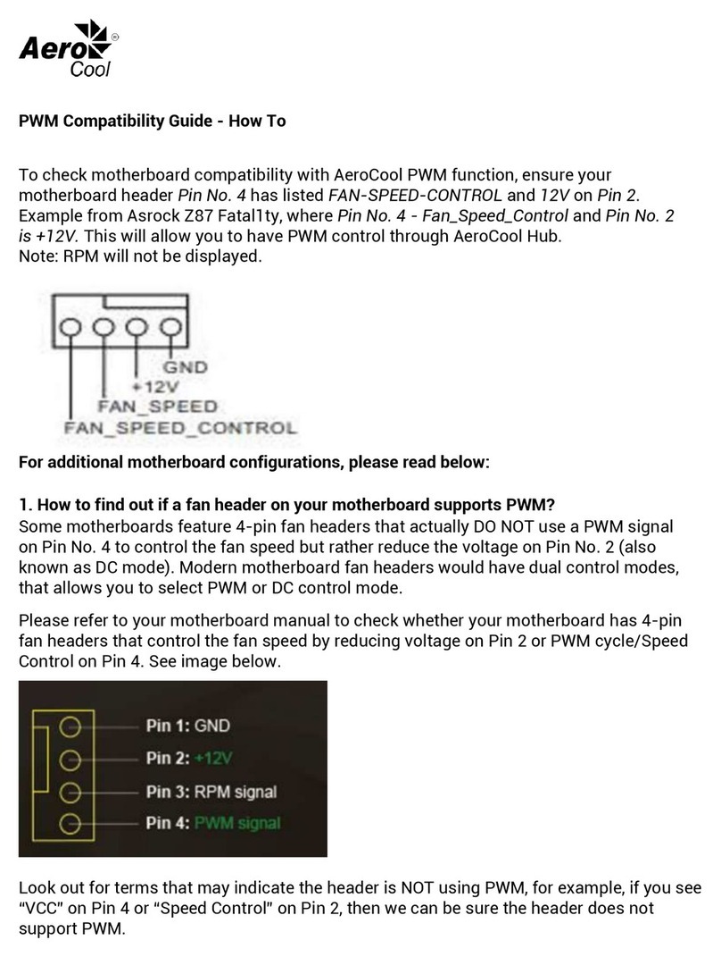 Aerocool PWM Series User manual
