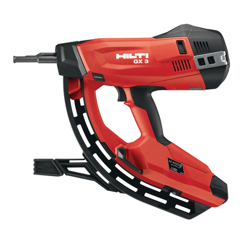 Hilti GX 3 operating instructions