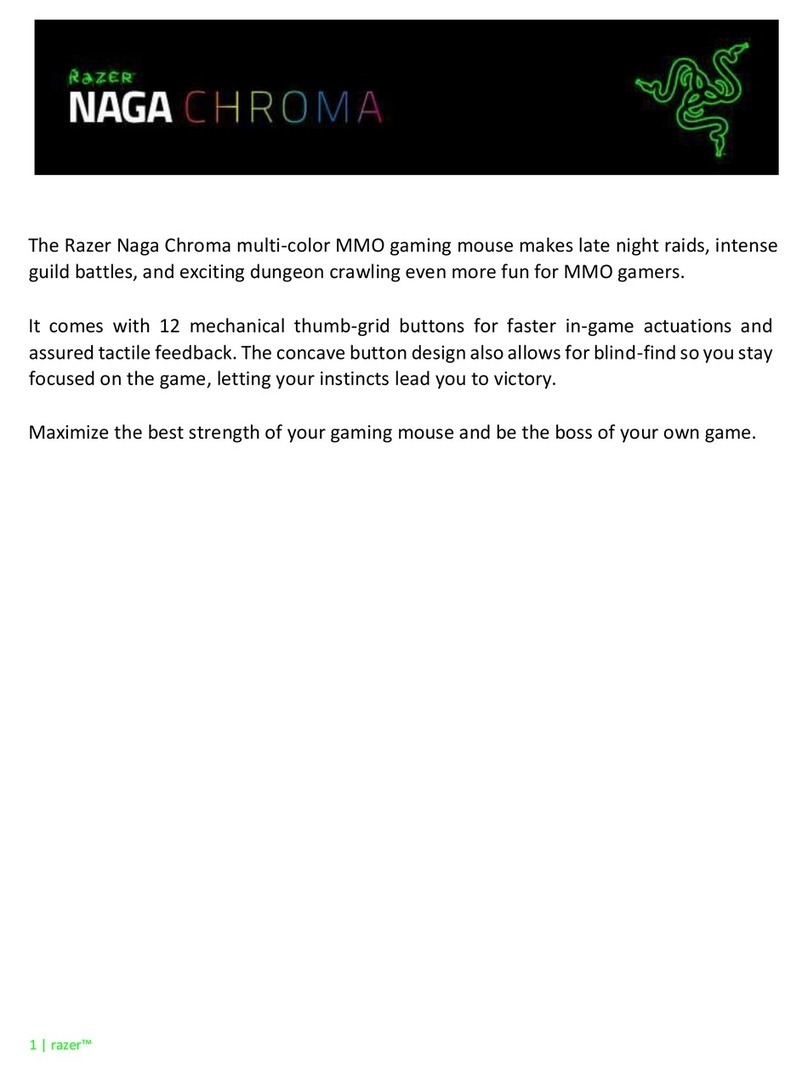 Razer Naga Chroma User manual