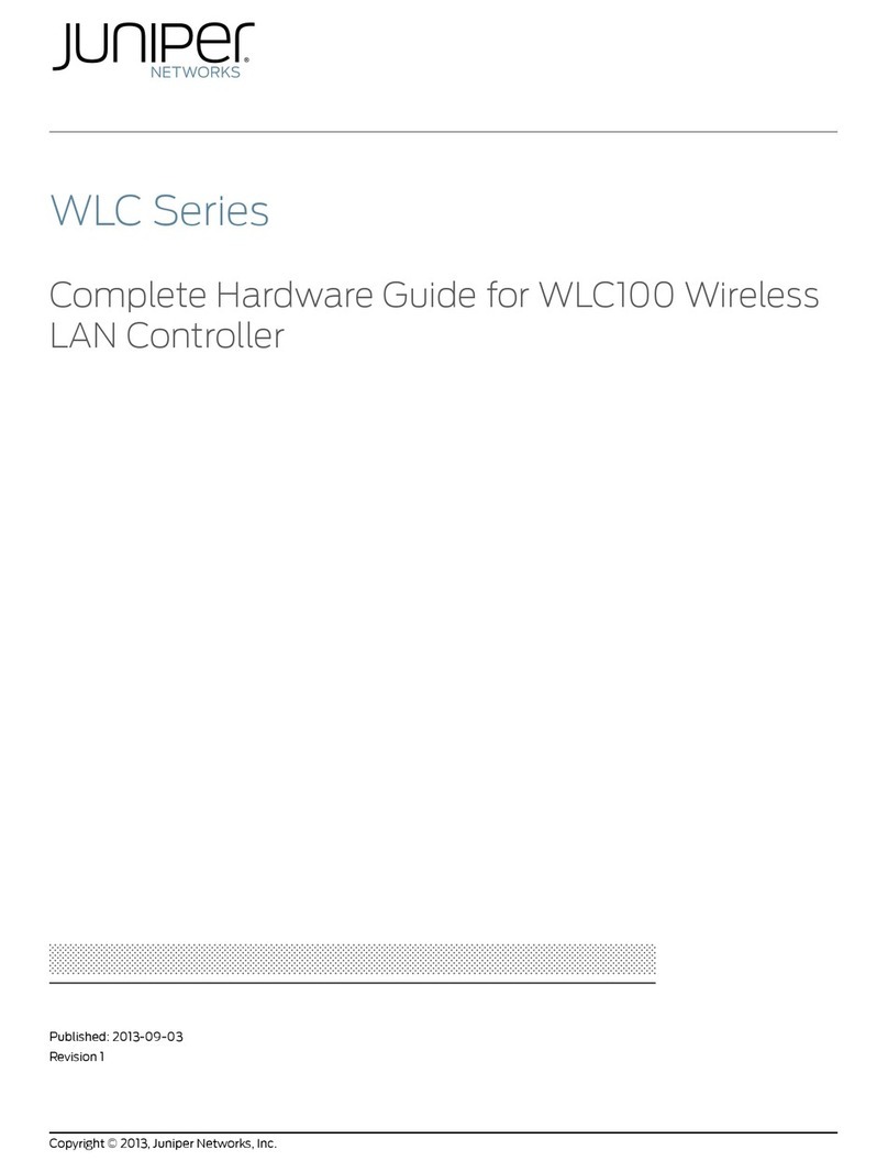 Juniper WLC Series User manual