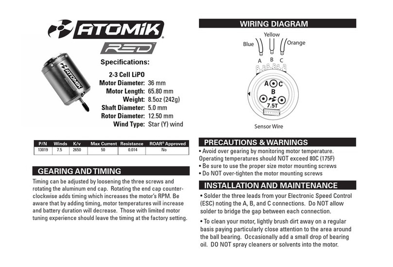 Atomik RED 13019 User manual