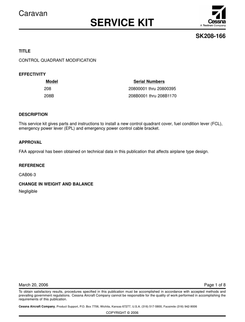Textron Cessna SK208-166 User manual
