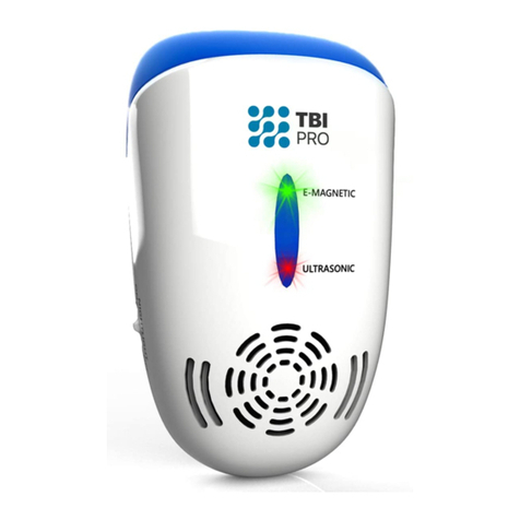 TBI PRO Engineering 5 in 1 PEST REPELLER instruction manual
