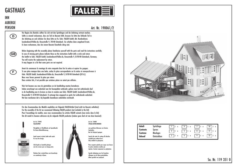 Faller 190061/2 manual