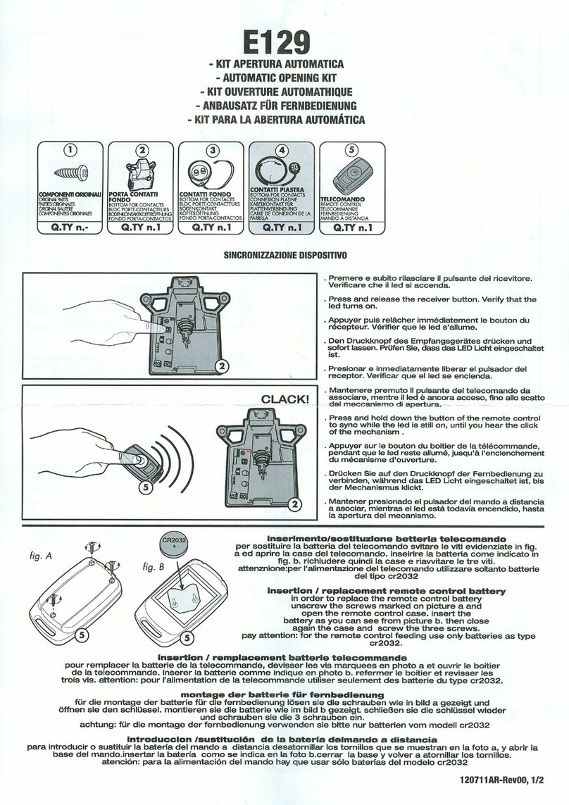 GIVI E129 User manual