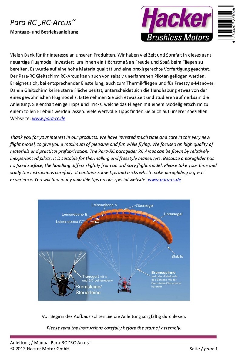 Hacker Para RC RC-Arcus User manual