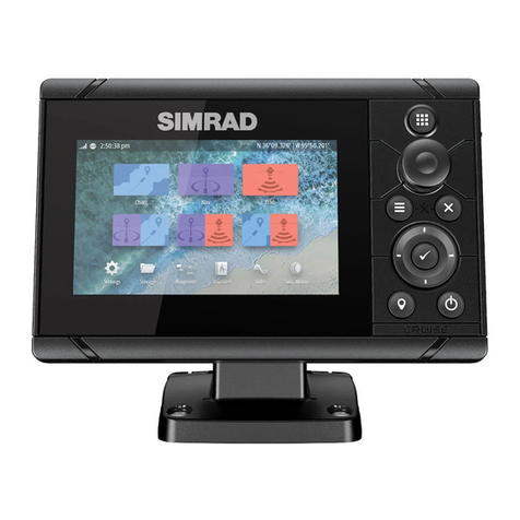 Simrad CRUISE 5 User manual