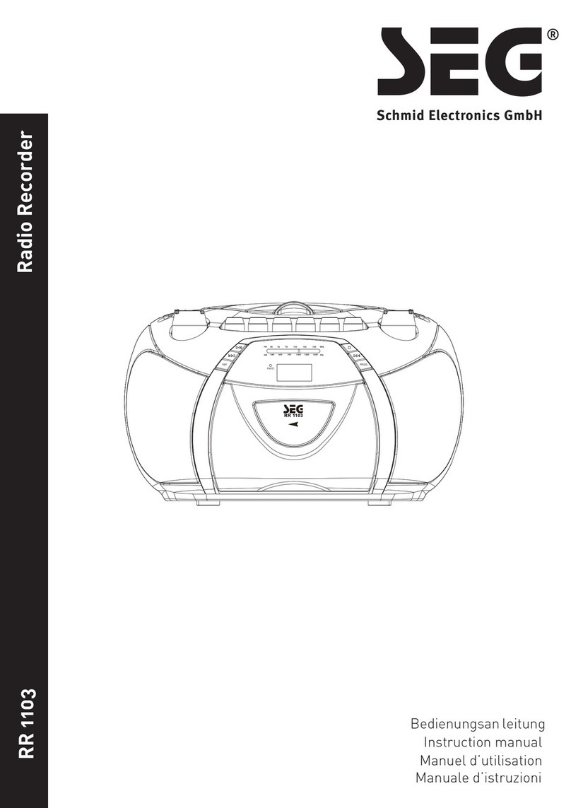 Seg RR 1103 instruction manual