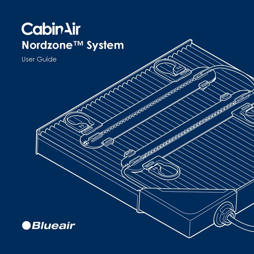 Blueair CabinAir Nordzone User manual Blueair CabinAir Nordzone User manual