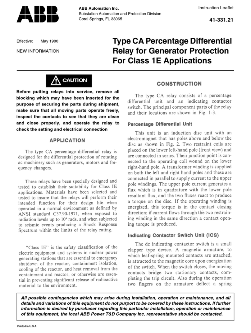 ABB 41-331.21 Instruction leaflet