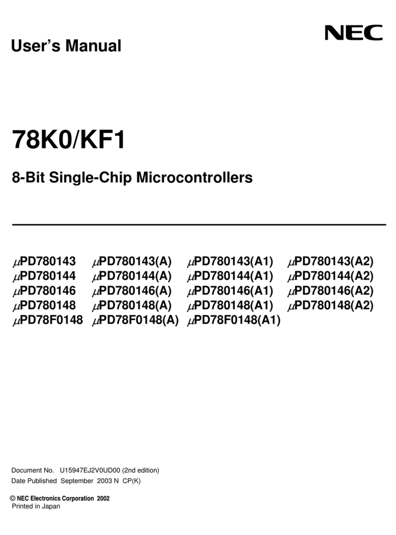 NEC 78K/0 Series User manual