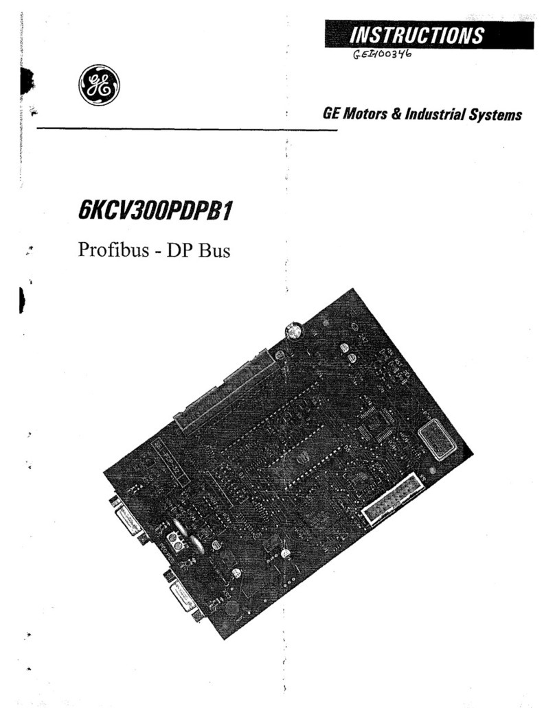 GE Profibus - DP Bus instructions