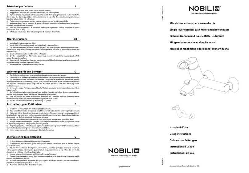 Nobili OZ113/1T2CS Using instructions