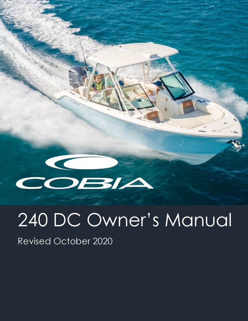 COBIA 240 DC owner's manual