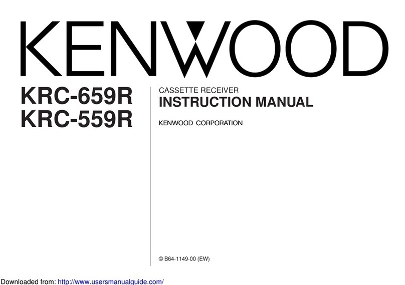 Kenwood KRC-659R User manual