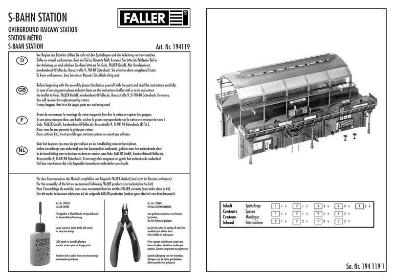 Faller 194119 User manual