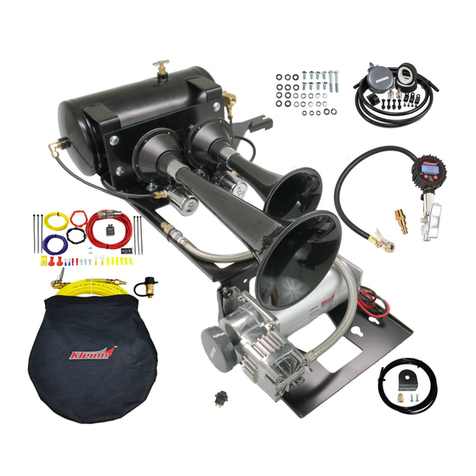 Kleinn Air Horns TJXTREME installation manual