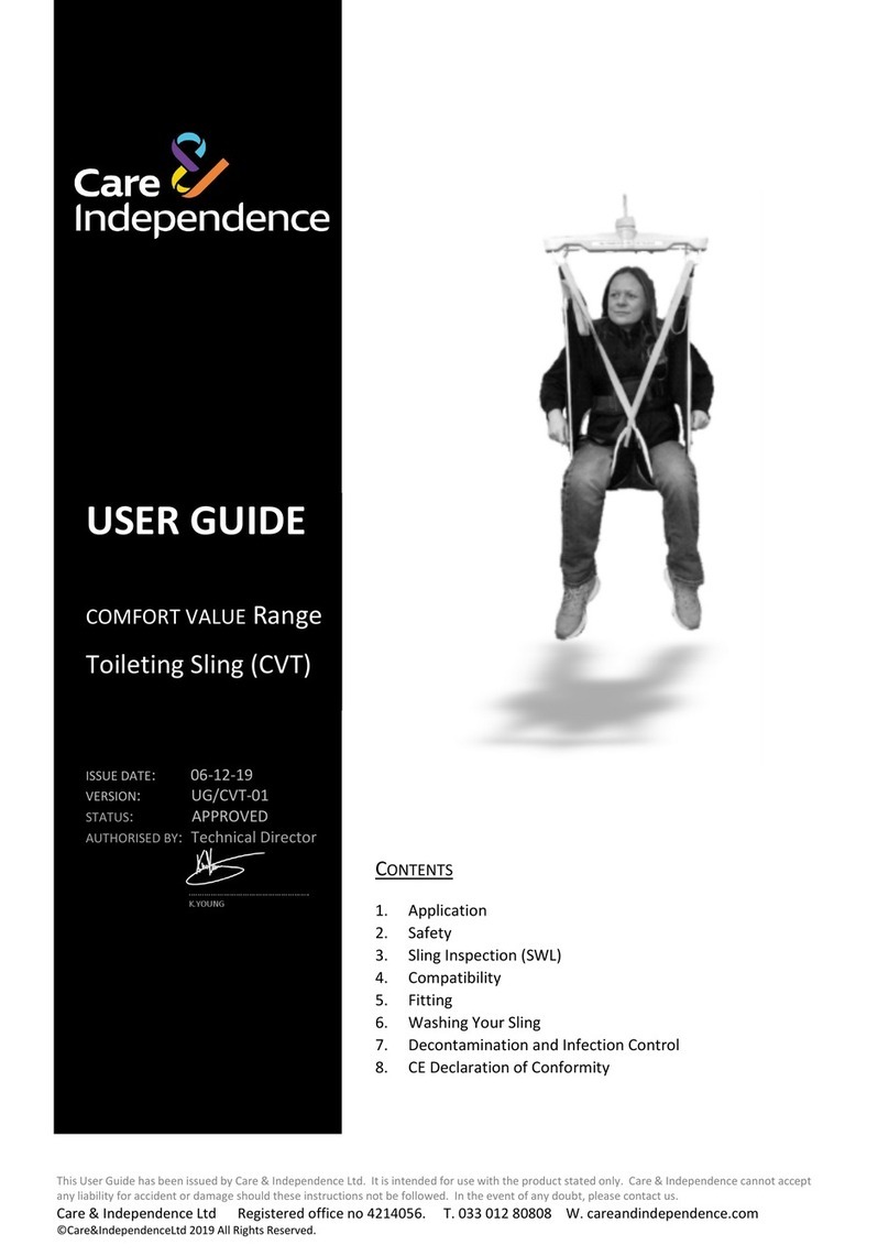 Care & Independence COMFORT VALUE CVT user guide