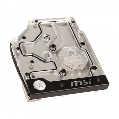 ekwb EK-FB MSI X370 XPower Monoblock installation manual