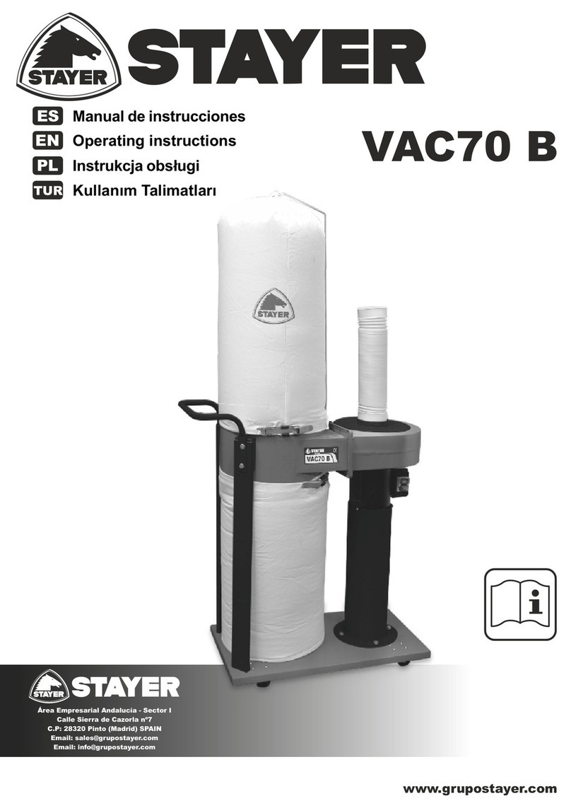 stayer VAC70 B operating instructions