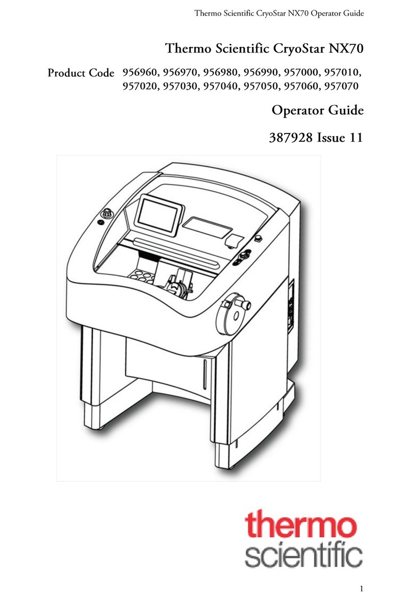 Thermo Scientific CryoStar NX70 series Operator's guide