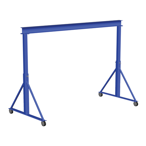 GORBEL Adjustable Gantry Crane Instruction manual