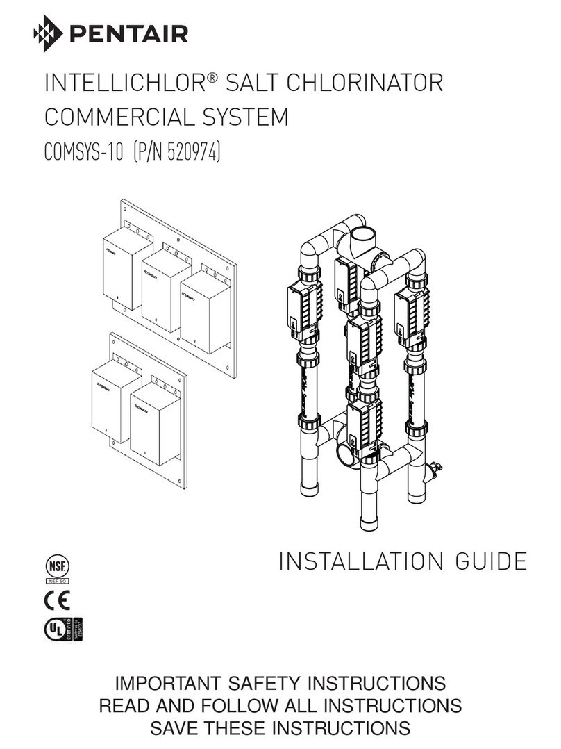 Pentair INTELLICHLOR COMSYS-10 installation guide