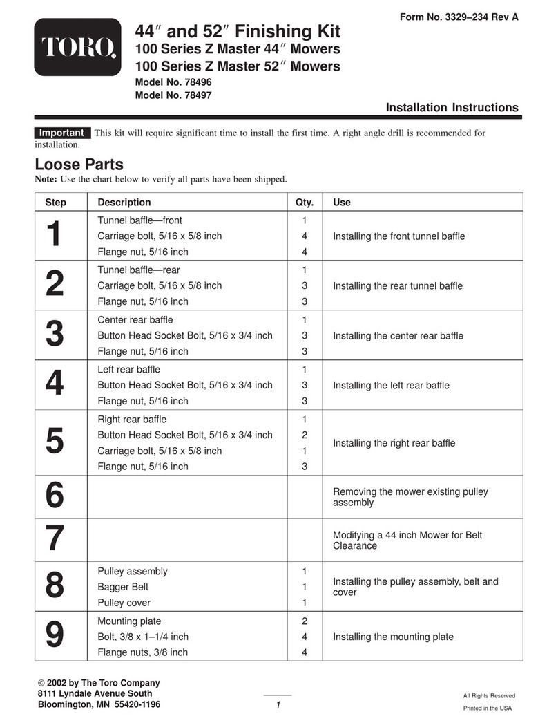 Toro 78496 installation instructions