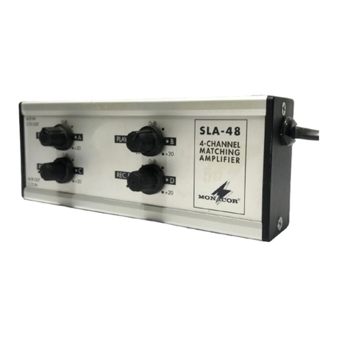 Monacor SLA-48 manual