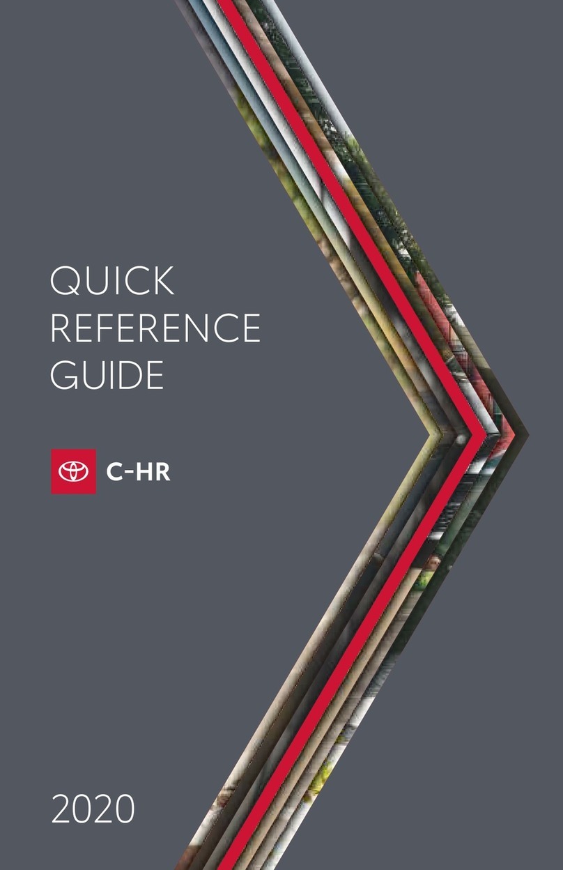 Toyota C-HR User manual Toyota C-HR User manual