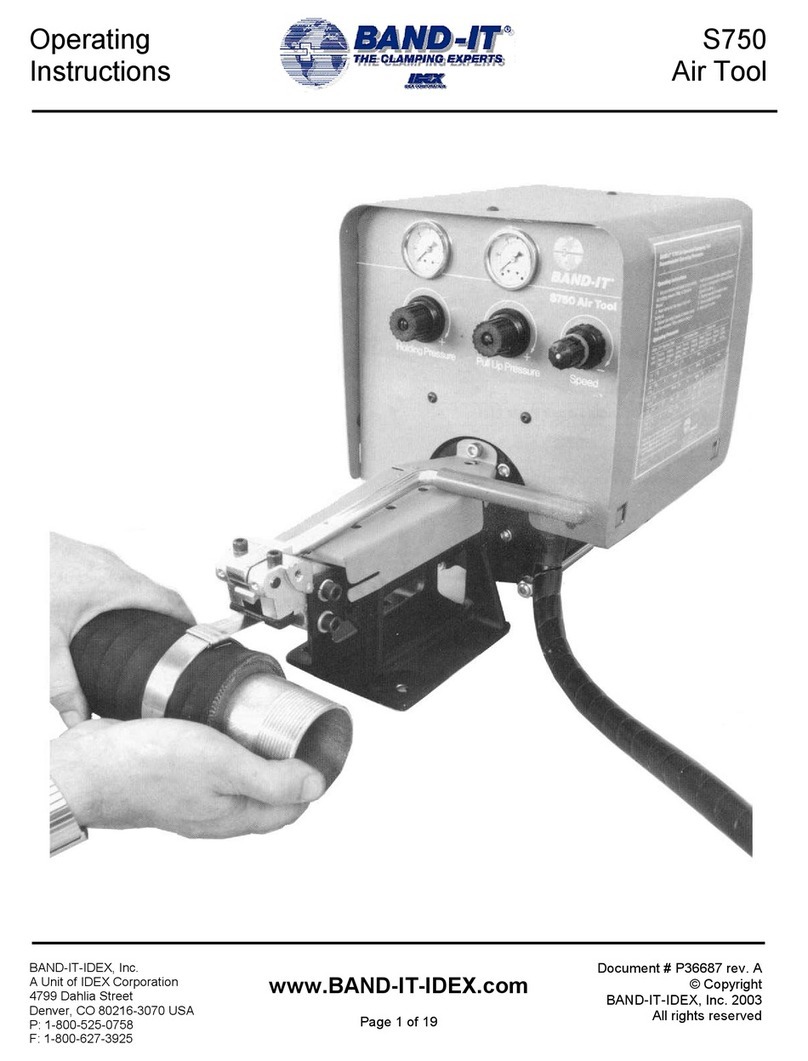 Idex BAND-IT S750 User manual