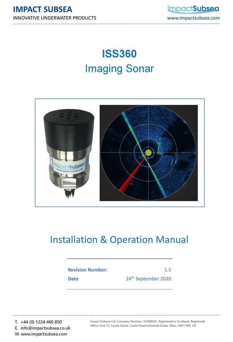 Impact Subsea ISS360 Installation & operation manual Impact Subsea ISS360 Installation & operation manual