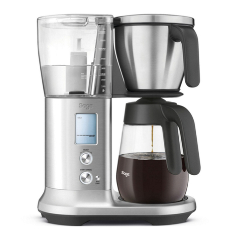 Sage Precision Brewer BDC400 User manual