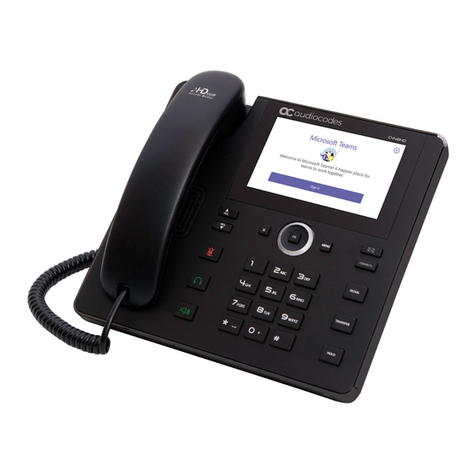 AudioCodes C448HD User manual