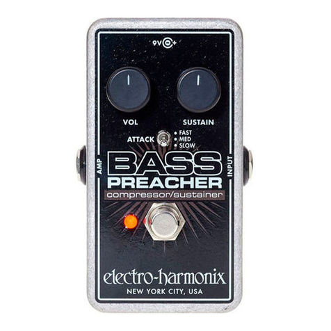 Electro-Harmonix BASS PREACHER User manual