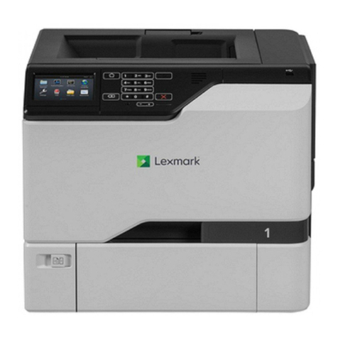Lexmark CS820de User manual