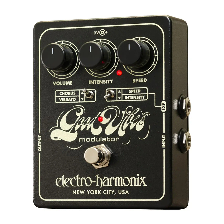 Electro-Harmonix GOOD VIBES User manual