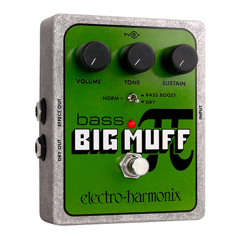 Electro-Harmonix XO BASS BIG MUFF PI User manual