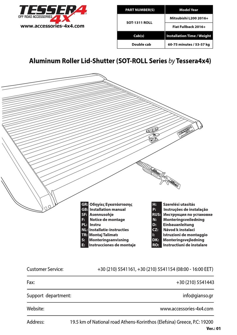 Tessera4x4 SOT-ROLL Series User manual