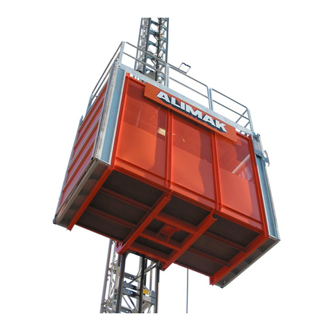 Alimak Scando 650 Series Parts list manual