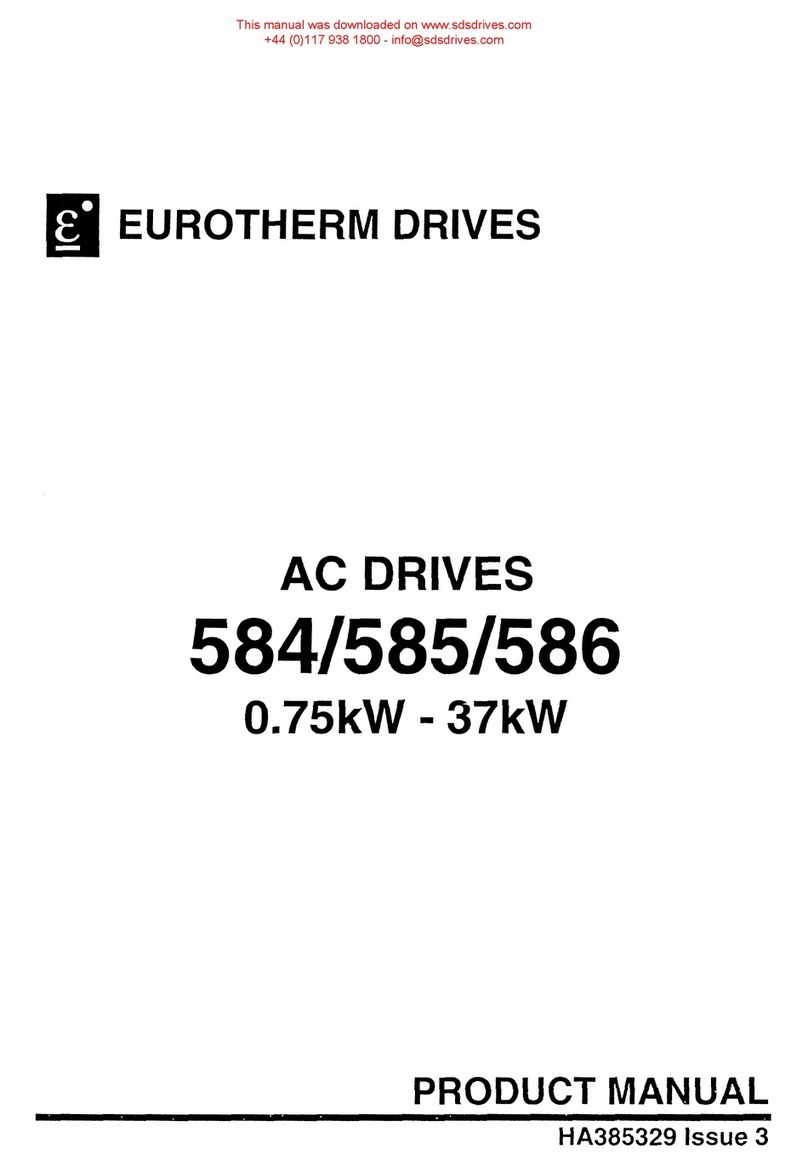 Eurotherm Drives 584 Series product manual
